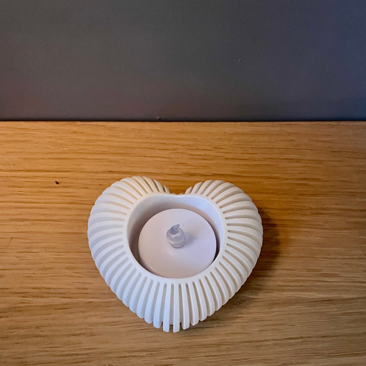 Hartvormige Kaarshouder | Minimalistisch Design