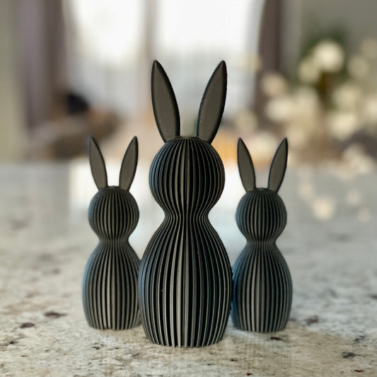 Set van 3 Paashazen | Japandi & Scandinavische Decoratie
