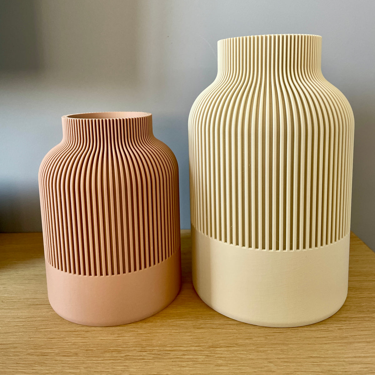 Ribbel Vaas | Modern Design | Verkrijgbaar in 2 maten