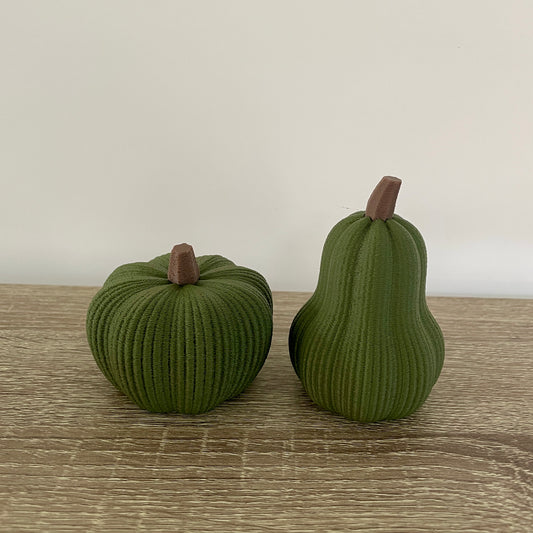 Decoratieve Pompoenen | Sfeervolle Herfstdecoratie | set van 2 | maat S