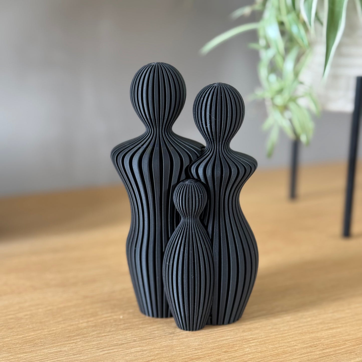 Minimalistisch familiebeeldje zelf samen te stellen