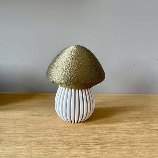 Geribbelde Paddenstoelen | Rustige Herfstdecoratie | Maat S of M